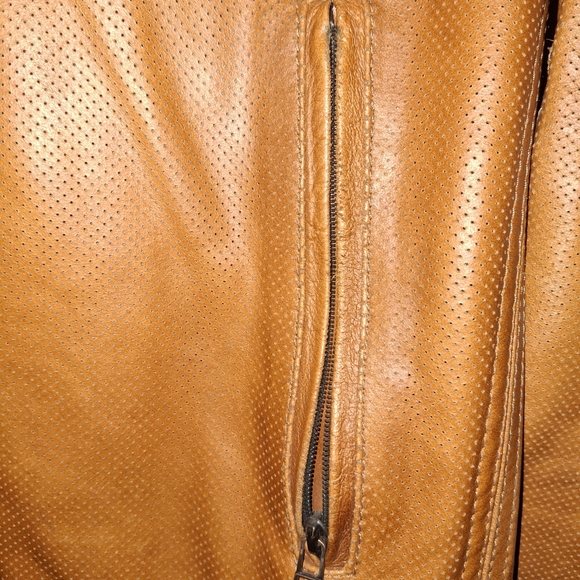 Dainese Ducati Tan Leather Jacket Size 54 - Picture 4 of 9